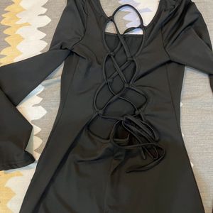 Mini Black Playsuit