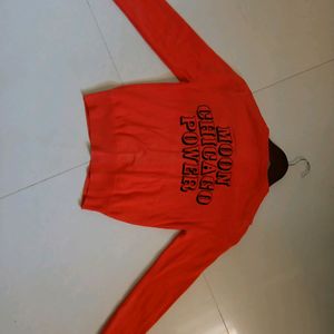 Orange Red Korean Brand Sweater