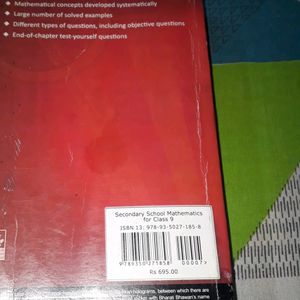 Secondary School Mathematics RSAggarwal For Class9