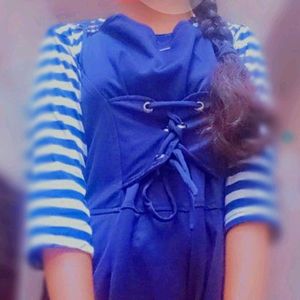 Dangri For Girls | Navy Blue Beautiful Dress.