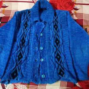 Blue Shimmer Sweater