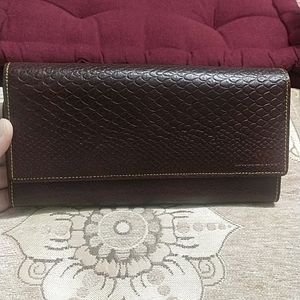 SKIN Brown Clutch ❤️Genuine Leather