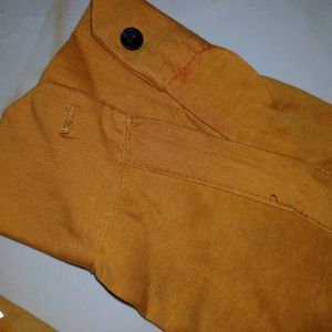 Mustard Soft Fabric Shirt