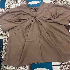 designer brown top