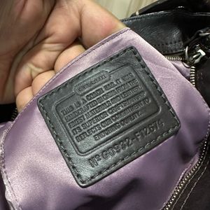 Coach Zoe Brown Signature Shoulder Bag