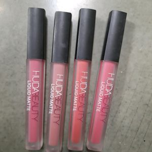 Huda Beauty First Copy Liquid Matte Lipstick [Set Of 4]