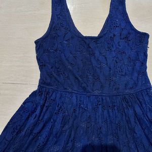 Blue Net Dress