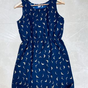 Navy Blue Casual Dress