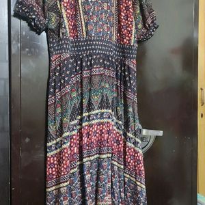 Multi Printed Dress For Girl Or Woman 42 Bust