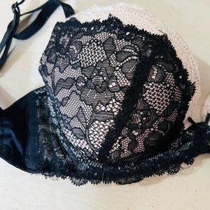 Soft paded Lace cotton bra