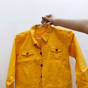 Yellow 🟡 Mustered Jacket Perfect In Winters