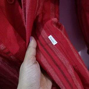 Red Designer Foreign Brand Shirt