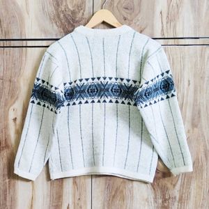 Offwhite Crey Design Sweater Size-36