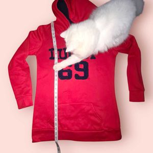 Winter Hoodie For Mens Red Lucky 69