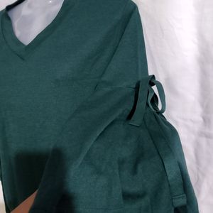 Green Woolen Top