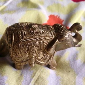 African Elephant Brass