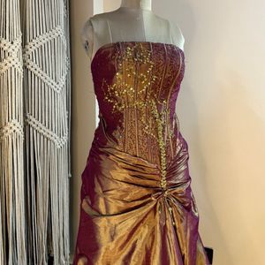 Silk Embellished Gown Very Gorgeous