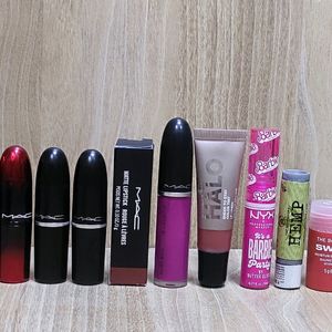 Combo Of Lipsticks By Nudestix, MAC, Smashbox, TBS