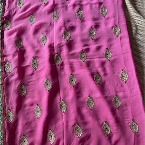 Heavy Saree With Stitched Blouse