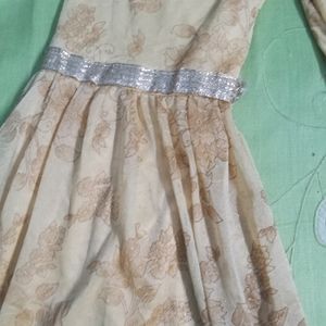 Beige Colour Shrara Set