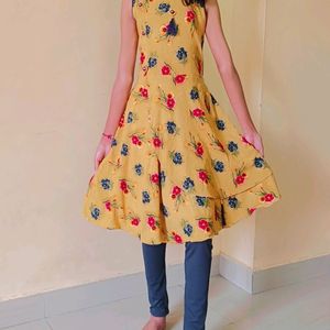 Printed Kurti Set For Girls