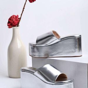 Silver Platform Heels