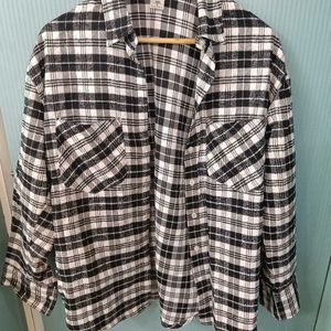 Oversized Check Shirt For Women