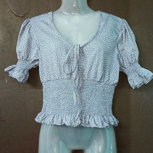 Lavender Crop Top