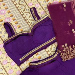 Purple Stylish Chaniya Choli