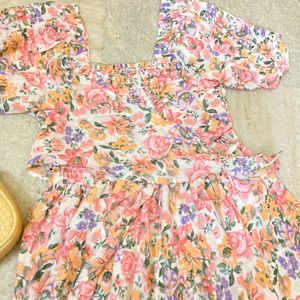 Floral Picnic Dress