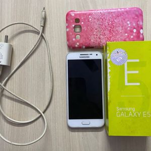 Samsung Galaxy E5 (White) Old Phone