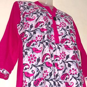 Funky Double Layer Cotton Kurta