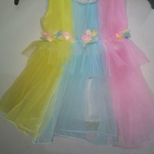 1-2 Years Girls Party Frock Combo