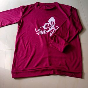 Casual Maroon Tshirt