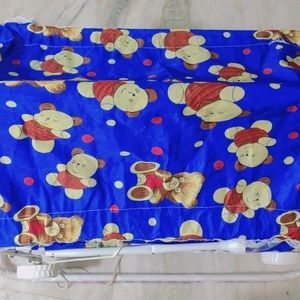 Blue Cradle Jhula For Baby New Born To 8 Month