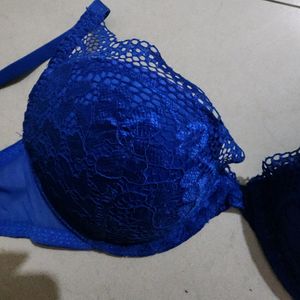 Royal Blue Sensual Pushup Bra