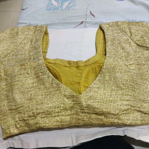 It's A Golden Colour Padded Blouse