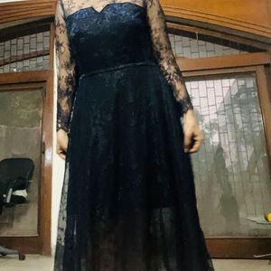 Floral Lace Long Dress