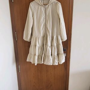 Zara Tiered Windbreaker Dress