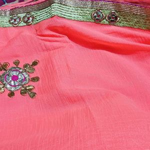 Gota Patti Beautiful Saree