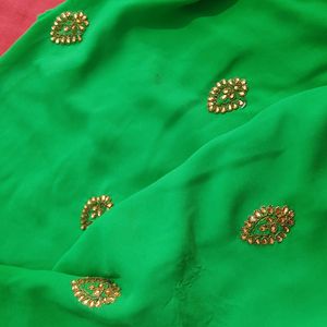 Heavy Border Saree