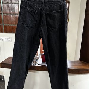 Charcoal Color Mom Jeans Best Quality