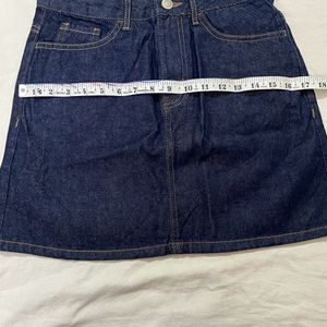 Dark Blue Denim Skirt (Female)