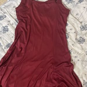 Maroon Gown