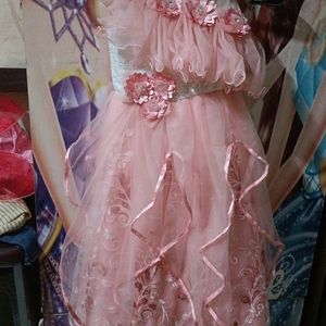 Party Wear Kids Gown 4-6 Years Old Girl