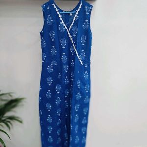 A blue Festive Wear Jumpsuit