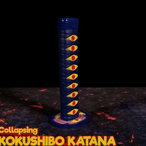 Kokushibo Collapsing Katana Sword Imported