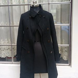 Black Imported Overcoat