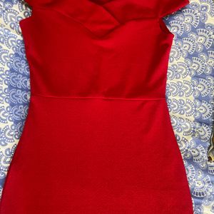 Red Athena Party Wear Dress