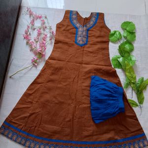 Anarkali Kurti Plazo Set